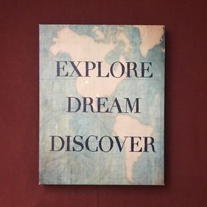 Travel Canvas wall hanging